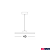 Kép 3/3 - Nova Luce ANDRIA függeszték, fehér, 3000K melegfehér, beépített LED, 1x30W, 2221 lm, 9212910
