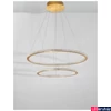 Kép 3/7 - Nova Luce CILION több ágú függeszték, kristály hatású, arany, 3000K melegfehér, beépített LED, 1x56W, 3555 lm, 9011139