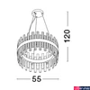 Kép 3/3 - Nova Luce CROWN függeszték, arany, G9 foglalattal, max. 14x5W, 9695218