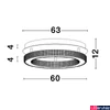 Kép 3/6 - Nova Luce FIORE mennyezeti lámpa, arany, 3000K melegfehér, beépített LED, 1x60W, 3530 lm, 9285620