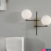 Kép 3/4 - Nova Luce GIT fali lámpa, fekete, G9 foglalattal, max. 2x5W, 9009297