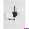 Kép 2/5 - Nova Luce IMPERO fali lámpa, fekete, G9 foglalattal, max. 2x5W, 9190421