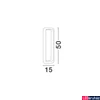 Kép 2/3 - Nova Luce NED kültéri állólámpa, szürke, 3000K melegfehér, beépített LED, 1x6W, 480 lm, 9104022