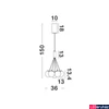 Kép 3/3 - Nova Luce NUVOLE függeszték, fekete, 3000K melegfehér, beépített LED, 1x49W, 2240 lm, 9061433