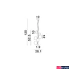 Kép 3/5 - Nova Luce ODILLIA függeszték, szürke, G9 foglalattal, max. 6x5W, 9028859