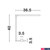 Kép 3/8 - Nova Luce RACCIO asztali lámpa, arany, 3000K melegfehér, beépített LED, 1x7W, 280 lm, 9180725