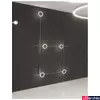 Kép 3/3 - Nova Luce sín, wall fali mágneses dekor sínrendszerhez, fekete, 9180121