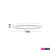 Kép 3/3 - Nova Luce STING mennyezeti lámpa, fekete, 3000K melegfehér, beépített LED, 1x60W, 3389 lm, 9558670