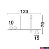 Kép 3/3 - Nova Luce SWAY függeszték, arany, G9 foglalattal, max. 3x5W, 9501237