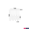 Kép 3/3 - Nova Luce TRIMLE függeszték, fekete, 3000K melegfehér, beépített LED, 1x20W, 1581 lm, 9287935