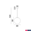 Kép 3/3 - Nova Luce VITA függeszték, arany, E27 foglalattal, max. 1x12W, 9028836
