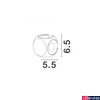 Kép 2/3 - Nova Luce ZARI kültéri fali lámpa, fehér, 3000K melegfehér, beépített LED, 1x4W, 265 lm, 9226215