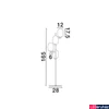 Kép 4/4 - Nova Luce BALOR állólámpa, arany, G9 foglalattal, max. 4x5W, 9009248