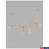 Kép 2/2 - Nova Luce BAR sínre szerelhető lámpa, decorative mágneses sínrendszerhez, arany, 3000K melegfehér, beépített LED, 1x5W, 300 lm, 9090281