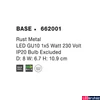 Kép 4/5 - Nova Luce BASE spotlámpa, barna, GU10 foglalattal, max. 1x50W, 662001