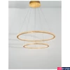 Kép 4/7 - Nova Luce CILION több ágú függeszték, kristály hatású, arany, 3000K melegfehér, beépített LED, 1x56W, 3555 lm, 9011139