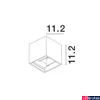 Kép 3/4 - Nova Luce COMO kültéri fali lámpa, fehér, 3000K melegfehér, beépített LED, 1x6W, 510 lm, 747406