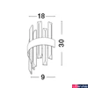 Kép 4/4 - Nova Luce CROWN fali lámpa, arany, G9 foglalattal, max. 1x5W, 9695220