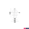 Kép 4/5 - Nova Luce EMPATIA függeszték, arany, 3000K melegfehér, beépített LED, 1x108W, 2244 lm, 9172869