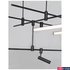 Kép 2/5 - Nova Luce CRIMSON függesztett sín szerkezet, decorative mágneses sínrendszerhez, fekete, 9190350