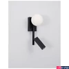 Kép 4/7 - Nova Luce JOLINE fali lámpa, állítható olvasókarral, fekete, G9 foglalattal, max. 1x5W, 200 lm, 9919530