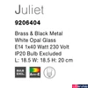 Kép 4/5 - Nova Luce JULIET mennyezeti lámpa, matt arany, E14 foglalattal, max. 1x28W, 9206404