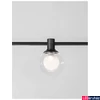 Kép 4/6 - Nova Luce MINIMAL sínre szerelhető lámpa, decorative mágneses sínrendszerhez, fekete, 3000K melegfehér, beépített LED, 1x5W, 380 lm, 9090283