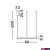 Kép 4/4 - Nova Luce MOTIF függeszték, fekete, 2700K-6000K áltoztatható fehér, beépített LED, 50W, 3684 lm, 9530213