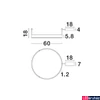 Kép 4/4 - Nova Luce MOTIF mennyezeti lámpa, arany, 3000K melegfehér, beépített LED, 1x45W, 3700 lm, 9063600