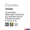 Kép 4/5 - Nova Luce PALERMO mennyezeti lámpa, fehér, E27 foglalattal, max. 4x28W, 7311403