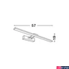 Kép 4/6 - Nova Luce ROSA fürdőszobai fali lámpa, króm, 4000K természetes fehér, beépített LED, 1x18W, 530 lm, 8142281