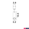 Kép 4/5 - Nova Luce TAG sínre szerelhető lámpa, decorative mágneses sínrendszerhez, fekete, 3000K melegfehér, beépített LED, 1x5W, 330 lm, 9180562