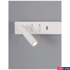 Kép 3/4 - Nova Luce VIDA fali lámpa, olvasókarral, kapcsolóval, fehér, 3000K melegfehér, beépített LED, 1x5W, 350 lm, 9533524