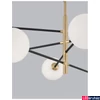Kép 4/7 - Nova Luce VITRA több ágú függeszték, üveg, G9 foglalattal, max. 8x5W, 9143308
