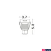 Kép 2/2 - Nova Luce BANG kültéri beépíthető lámpa, króm, 3000K melegfehér, beépített LED, 1x1W, 60 lm, 9019213