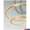 Kép 5/7 - Nova Luce CILION több ágú függeszték, kristály hatású, arany, 3000K melegfehér, beépített LED, 1x56W, 3555 lm, 9011139