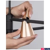 Kép 5/8 - Nova Luce CONO sínre szerelhető lámpa, decorative mágneses sínrendszerhez, arany, 3000K melegfehér, beépített LED, 1x5W, 300 lm, 9090286