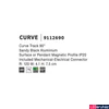 Kép 5/6 - Nova Luce CURVE sín, íves, profile mágnes profilos sínrendszerhez, fekete, 9112690