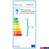 Kép 5/5 - Nova Luce DESIRE 1 ágú függeszték, fekete, E27 foglalattal, max. 1x28W, 9586151