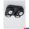 Kép 4/6 - Nova Luce GON spotlámpa, mennyezetre szerelhető, fekete, 3000K melegfehér, beépített LED, 1x20W, 1600 lm, 9105103