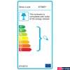 Kép 5/5 - Nova Luce PIETRA 1 ágú függeszték, fekete, E27 foglalattal, max. 1x40W, 673601
