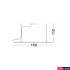 Kép 3/3 - Nova Luce GRAMMI 01 függesztett sín szerkezet, decorative mágneses sínrendszerhez, fekete, max. 60W, 9180563