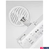 Kép 6/7 - Nova Luce MONVEL 3 fázisú sínre szerelhető lámpa, decorative mágneses sínrendszerhez, fehér, 3000K melegfehér, beépített LED, 1x30W, 2230 lm, 9062301