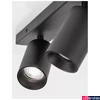 Kép 3/5 - Nova Luce TOD spotlámpa, falra/mennyezetre szerelhető, 2 db billenthető lámpafejjel, fekete, GU10 foglalattal, max. 2x10W, 9012292