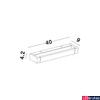 Kép 7/8 - Nova Luce LINE fali lámpa, fehér, 3000K melegfehér, beépített LED, 1x12W, 901 lm, 9117312