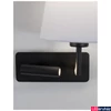 Kép 5/6 - Nova Luce SAVONA fali lámpa, állítható olvasókarral, fekete, E27 foglalattal, max. 1x12W, 210 lm, 9919151