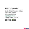 Kép 8/10 - Nova Luce MILEY kültéri fali lámpa, fehér, 3000K melegfehér, beépített LED, 1x6W, 397 lm, 9202261