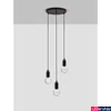 Kép 8/10 - Nova Luce VEDA függeszték, fekete, G9 foglalattal, max. 3x6W, 9536418