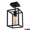 Kép 1/2 - Nowodvorski CRATE mennyezeti lámpa, fekete, E27 foglalattal, 1x42W, TL-9045