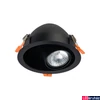 Kép 1/2 - Nowodvorski DOT beépíthető lámpa, fekete, GU10 foglalattal, 1x10W, TL-8826